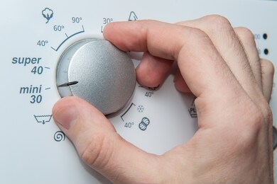 modern eco technology water saving washing machine