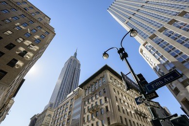 empire state building from east 36th street & fifth avenue