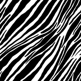 vector beautiful seamless black and white pattern with realistic zebra stripes. perfectly for cosmetic design, fashion, clothing, bed linen, cover, textile, fabric, wall, wallpaper, wrapping paper.