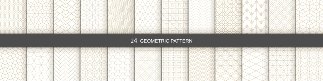 set of geometric patterns. abstract geometric  hexagonal  graphic design print 3d cubes pattern. 