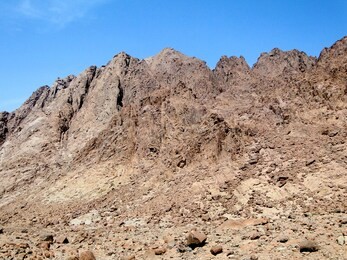 mount sinai, known as mount horeb or gabal musa, is a mountain in the sinai peninsula of egypt that is a possible location of the biblical mount sinai, considered a holy site by the abrahamic religion