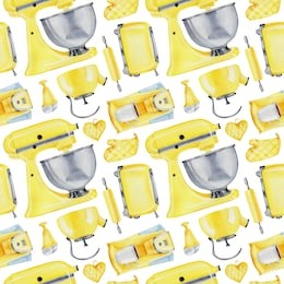 utensil  for kitchen. seamless pattern for coocking book, textil with  hand draw utensil  for kitchen