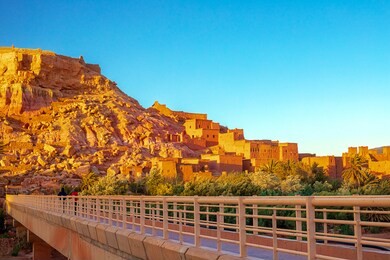 kasbah ait ben haddou in the atlas mountains of morocco. unesco world heritage site since 1987. several films have been shot there