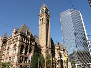 historic toronto city hall in canada