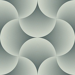 abstract ornate geometric petals grid background. seamless pattern. vector.