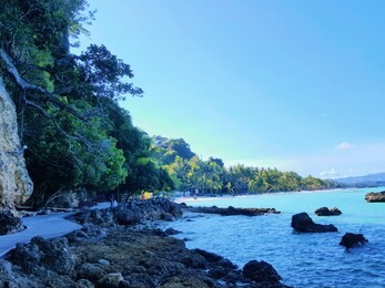 diniwid beach boracay tropical paradise