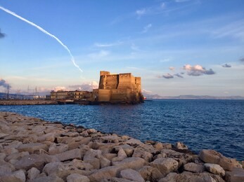 castell del ovo in naples, italy