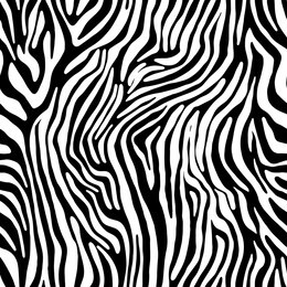 full seamless wallpaper for zebra and tiger stripes animal skin pattern. black and white design for textile fabric printing. fashionable and home design fit.