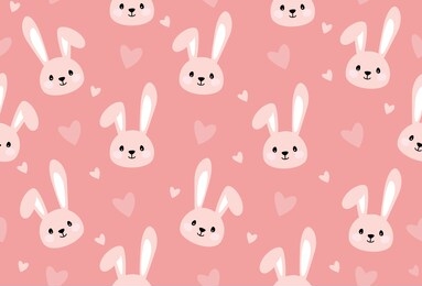 bunny print seamless texture for kids