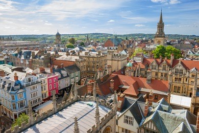 cityscape of oxford. england, europe