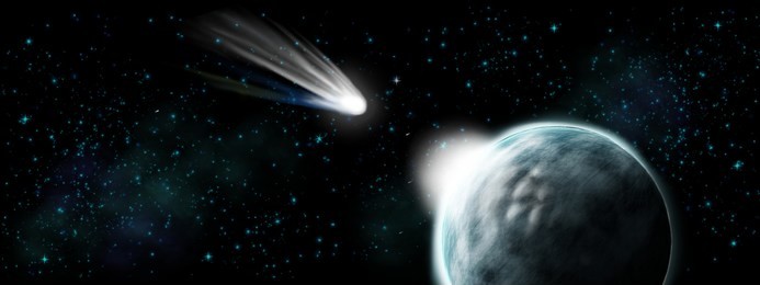 comet hit on earth - apocalypse and end of time