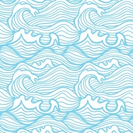 seamless pattern with stormy waves. design for backdrops with sea, rivers or water texture. repeating texture. figure for textiles. print for the cover of the book, postcards, t-shirts. 
