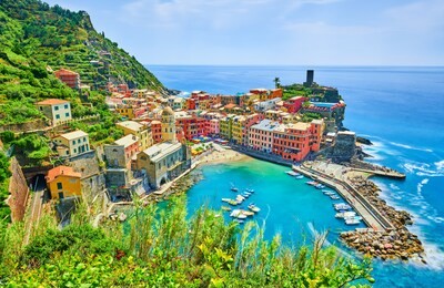 vernazza - one of five cities in cinque terre, italy