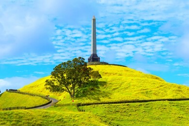 landscape view of one tree hill park auckland new zealand