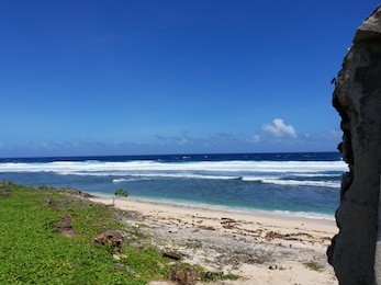 still unadulterated and virgin surf spot in samar, philippines. 