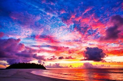 paradise beach at the fiji islands