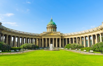 cathedral of our lady of kazan in st.-petersburg, russia