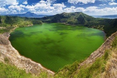 taal - the smallest in the world volcano, manila, philippines