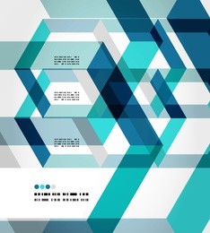 modern geometrical abstract vector template