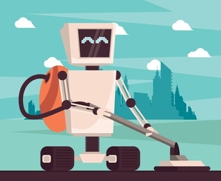 cleaner robot machine, the future now