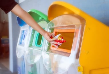 put trash in trash by the classification of garbage.