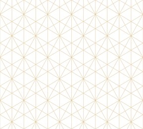 golden lines pattern. raster geometric seamless texture with delicate grid, thin lines, hexagons, triangles. abstract white and gold graphic background. art deco style ornament. subtle repeat design