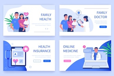 family health concept. can use for web banner, infographics, hero images. flat isometric vector illustration isolated on white background.