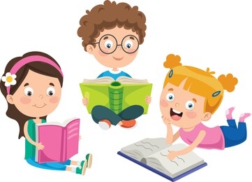 vector illustration of children education