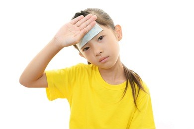 girl with a bad cold