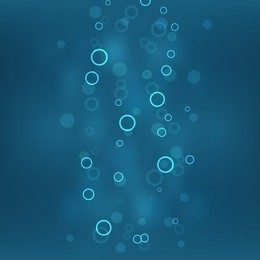 blue background from bubbles and water