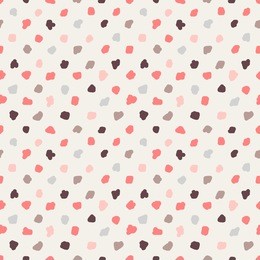 seamless pattern. cute polka dot texture. hand drawn doodle 