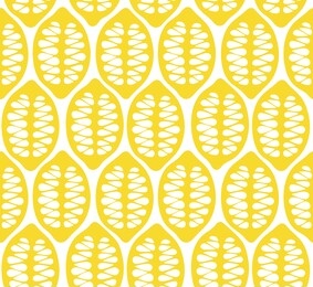 lemon geometric design. vector seamless pattern