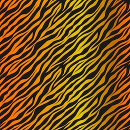 seamless vector black and orange tiger stripes pattern. stylish wild tiger fur. animal print background for fabric, textile, design, wrapping, cover.