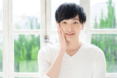 young asian man mens beauty image