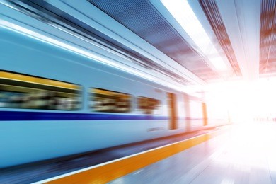 he train stopped at the station