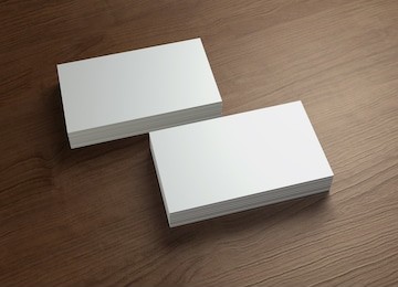 this business card presentation for promotion of corporate identity. 