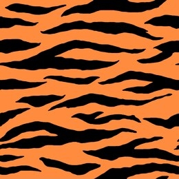 vector seamless abstract background. illustration of tiger pattern