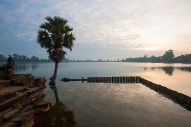 srah srang baray, angkor, cambodia