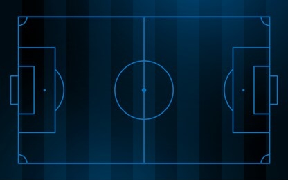 soccer and football field background. technology and futuristic concept design