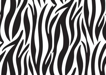 abstract zebra seamless pattern. optical illusion geometric pattern. black and white animal skin pattern. trendy stylish vector wallpaper.
