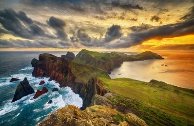 landscape of madeira island - ponta de sao lourenco