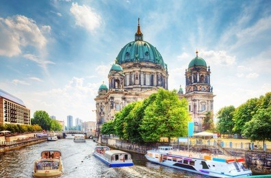 berlin cathedral. german berliner dom. a famous landmark on the museum island in mitte, berlin, germany.