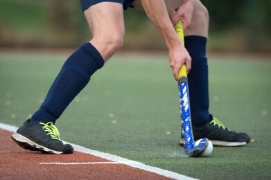 white ball for playing field hockey