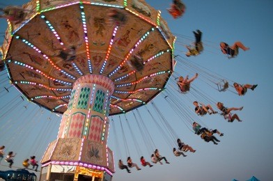 swing ride at fair