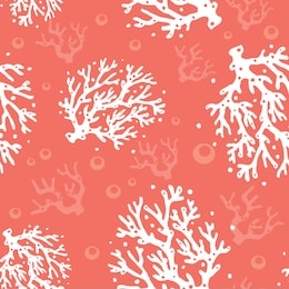coral seamless pattern. great for printing, fabric, textile, manufacturing, wallpapers
