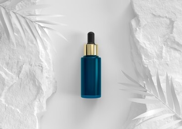 skin care moisturizing cosmetic premium products with natural background, 3d render.