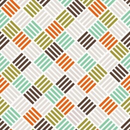 colourful woven geometrical line in rhombus shape seamless pattern vintage style for background, wallpaper, cover, banner, texture, label etc. vector design.
