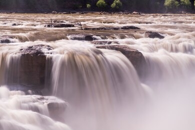 hukou waterfall of the yellow river in shanxi province