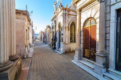 recoleta cemetery, the most important and famous cemetery in argentina