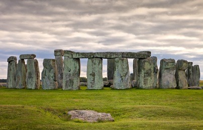 stonehenge an ancient prehistoric stone monument near salisbury, wiltshire, uk. it was built anywhere from 3000 bc to 2000 bc. stonehenge is a unesco world heritage site in england. 